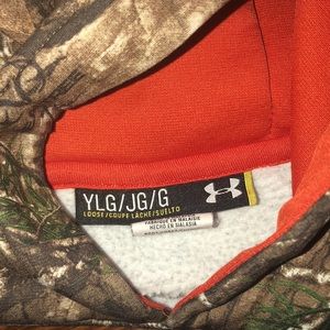 Boys Camo Under Armour hoodie